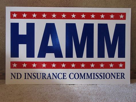 Raising local awareness through dc statehood yard and window signs. Hamm Yard Sign | A picture of the Hamm yard sign--a ...