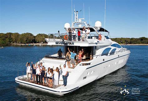 Visit seven salon for a truly divine salon experience. Seven Star Boat Hire - Private Boat Charter - Sydney Harbour