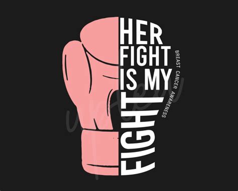 her fight is my fight for breast cancer svg breast cancer awareness svg pink ribbon svg fight