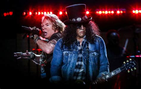 Add it to the list so it has a chance to rise to the top. Guns N' Roses kick off European tour and cover 'Slither ...
