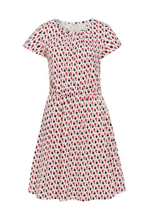 This Dress In Our Exclusive Cherry Print Features A Keyhole Opening