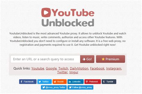 Unblocker For Youtube