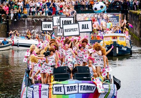 amsterdam canal pride parade celebrates stonewall anniversary pride parade amsterdam canals