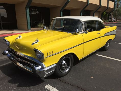 Yellow 1957 Chevrolet Bel Air For Sale Mcg Marketplace