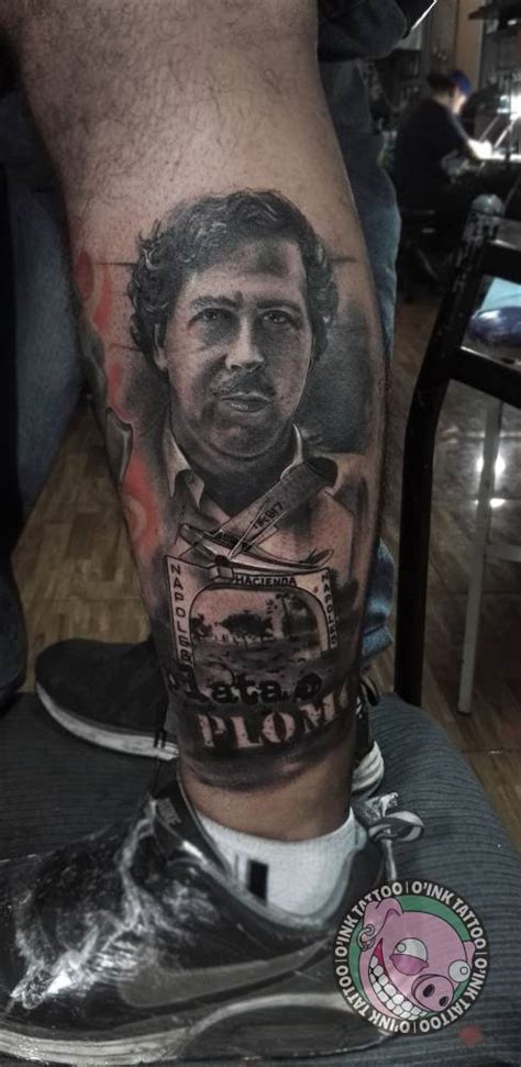 Along Obedience Downward Tatuaggio Pablo Escobar Corresponding Rule