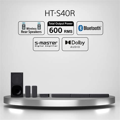 Sony Ht S40r Real 51ch Dolby Audio Soundbar For Tv With Subwoofer