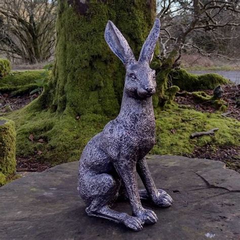 Hare Resin Garden Ornament