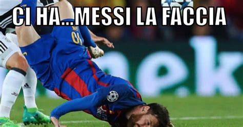 Barcellona Juventus è Meme Messi Mania