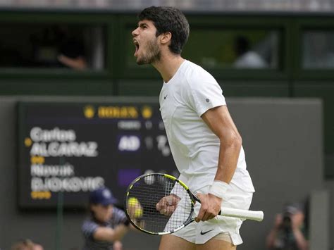 Carlos Alcaraz Beats Novak Djokovic To Win Wimbledon His Second Main Trophy Npr The