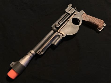 The Mandalorian Blaster Pistol Gun Star Wars Movie Prop Weapon Etsy