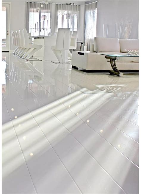 Shiny White Vinyl Flooring Flooring Site