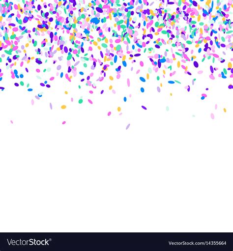 Colorful Confetti Background Royalty Free Vector Image