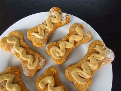 Sweet Potato Dog Biscuits With Peanut Butter Banana Icing Sweet