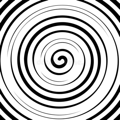 Swirl Hypnotic Black And White Spiral Monochrome Abstract Background