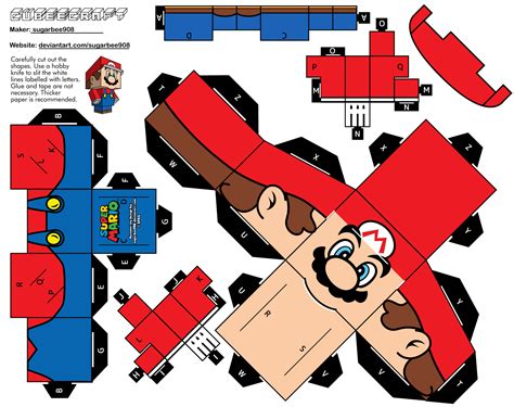 Mario Super Mario Cubeecraft By Sugarbee908 On Deviantart