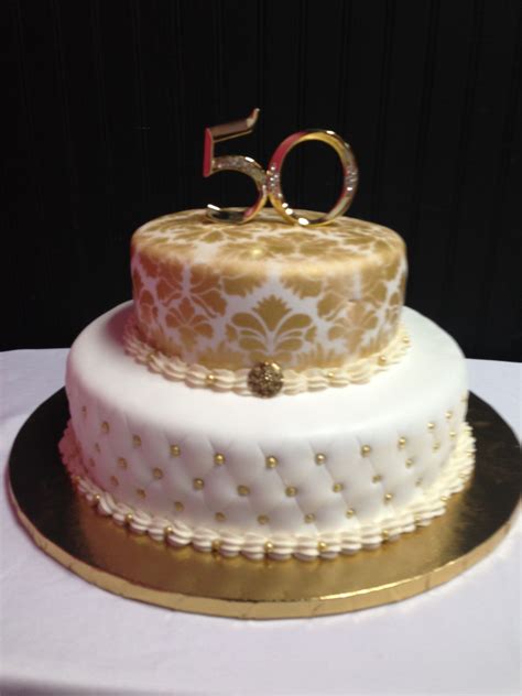 50th Wedding Anniversary Cake Golden Anniversary Cake 50th Wedding