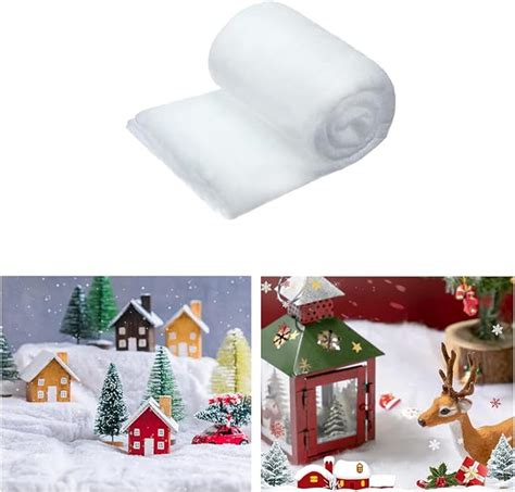 Snow Blanket Roll Artificial Fake Snow Christmas Decorations Fluffy