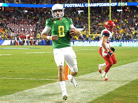 In leading the ducks past florida state, mariota outdueled his double, fsu quarterback jameis winston, in a rare. Chip Kelly said he predicted Marcus Mariota would win ...