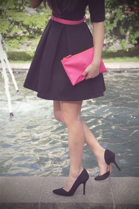 Pink And Black By Tamra Estilo Fashion Fashion Mode Look Fashion