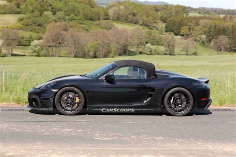 Porsche Boxster Spyder RS Spotted Again Borrowing Heavily From Cayman GT RS Car Lab News