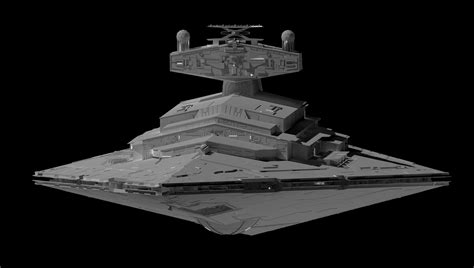 Star Destroyer 3d Model Cgtrader