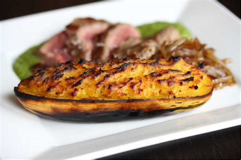 Scrub the outside of the squash with a brush until very clean. Twice Baked Delicata Squash - Marx Foods Blog