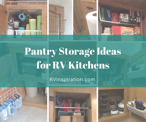 10 Rv Pantry Storage Ideas And Organization Solutions Rv Inspiration