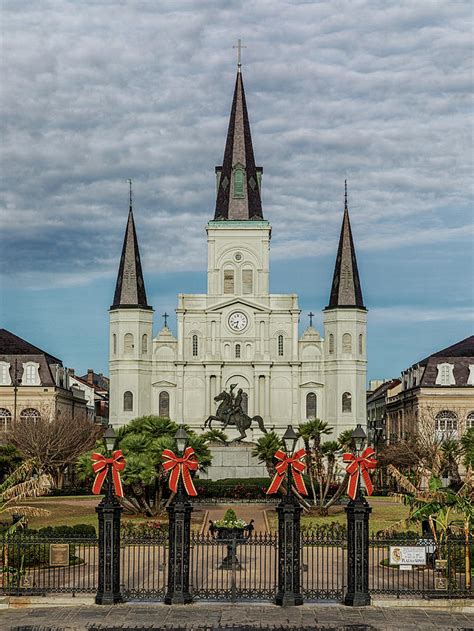 St Louis Cathedral And Jackson Square New Orleans Photograph By