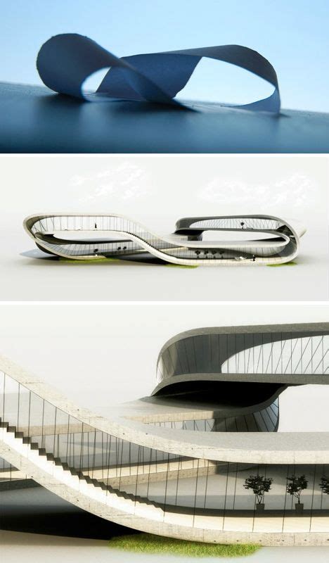 3d Mobius Strip Home No Beginning Or End Folding Architecture