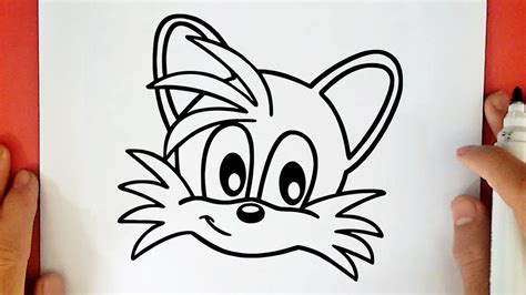 Como Dibujar A Tails De Sonic La Pelicula Bizimtube Creative Diy
