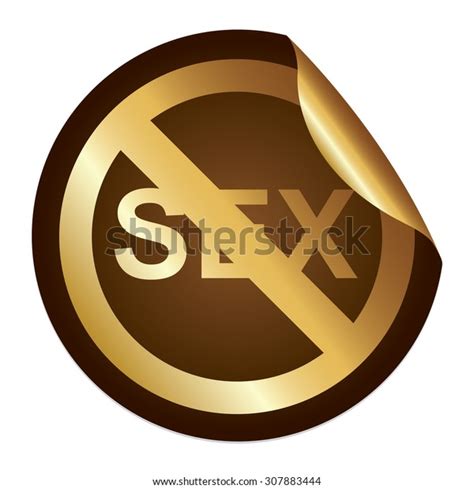 brown metallic no sex prohibited sign stock illustration 307883444 shutterstock