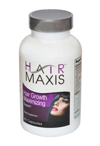 Hair Maxis Natural Grow Stronger Hair Support 60 Caps Stops Hair Loss