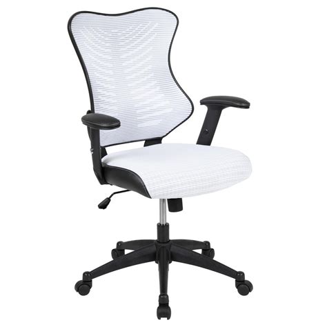 High Back Designer White Mesh Executive Swivel Ergonomic Office Chair