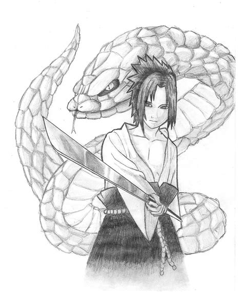 Sasuke Big Snake By Kotobayaoi On Deviantart