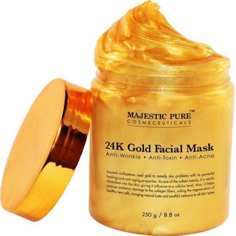 Majestic Pure Cosmeceuticals 24k Gold Facial Mask Reviews Makeupalley