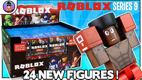 Roblox Series 9 Mystery Boxes Unboxing 24 New Figures Youtube