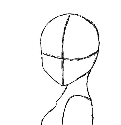 Fresh anime female body template outlines for fashion design. Female Face Drawing Outline | Free download on ClipArtMag