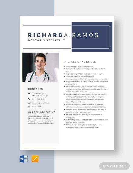 Get the best physician assistant cv samples written by cv writing experts to get noticed by recruiters faster. 17+ Doctor Resume Templates - PDF, DOC | Free & Premium ...