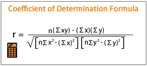 Coefficient of determination , in statistics , r 2 (or r 2 ), a measure that assesses the ability of a model to predict or explain the coefficient of determination can also be found with the following formula: Coefficient of Determination (Definition,Example ...