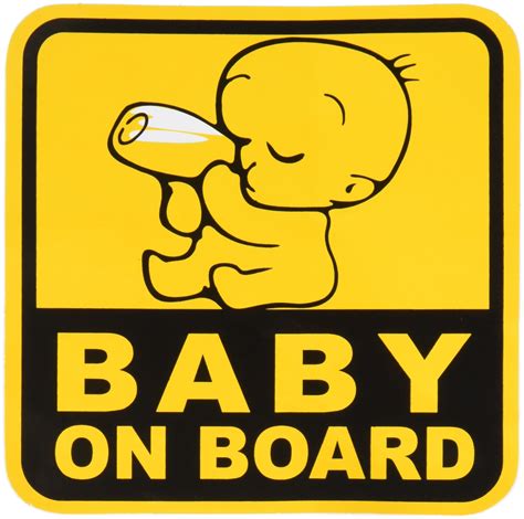 Baby On Board Graphic Sticker Decal 1 Sticker 125 X 125 Cm Buy