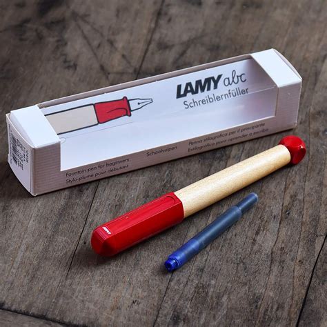 Lamy Abc Fountain Pen In Maple Wood