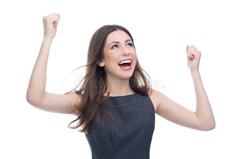 Excited Young Woman Stock Image Image Of Happy Happiness 50129957