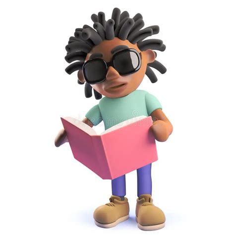Black Cartoon Character With Dreads