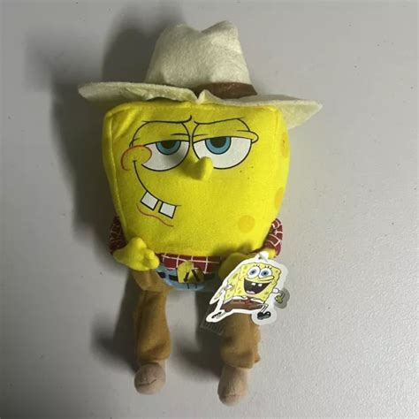Spongebob Squarepants Soft Toy Spongebob Cowboy Plush 25 3265 Picclick