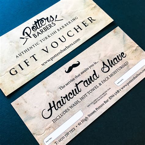 Starting from $40 you can gift them a winery tour and tasting session or for $45 a gourmet sparking breakfast or a gin distillery tour for 2. mrtstudio on Twitter: "Gift vouchers for Potters Barbers ...