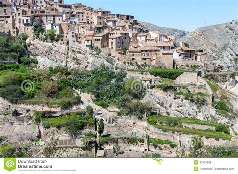 Bocairent Medieval Town Stock Photo Image Of Sunny Mountains 30905308