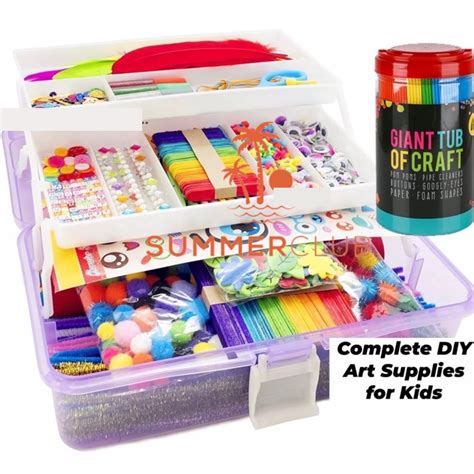 Complete Diy Art Supplies For Kids All In One Crafting School