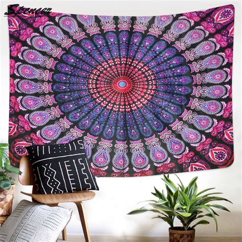 Spencer Purple Mandala Tapestry Wall Hanging Indian Hippie Bohemian