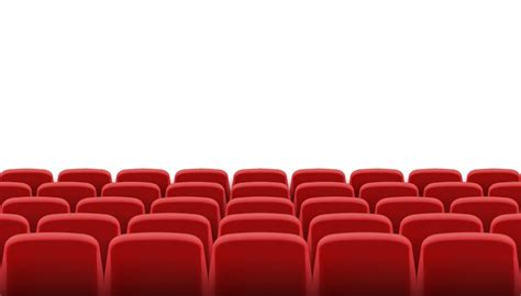 Rows Of Red Cinema Or Theater Seats 2264159 Vector Art At Vecteezy