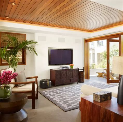 Living Room Wood Design
